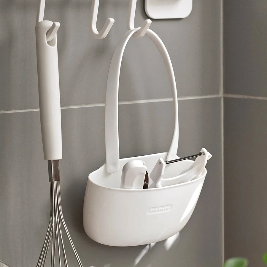 Silicone Sink Holder Sponge Bag Drain Water Basket