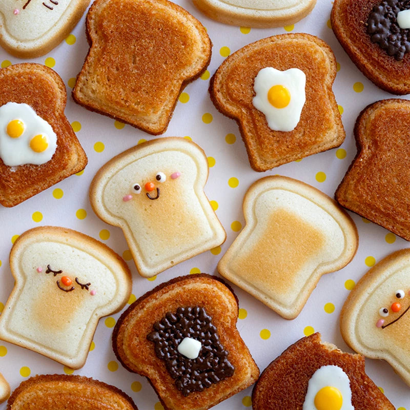 Cavity Toast Molds Jam Sandwich Bread Loaf Pan