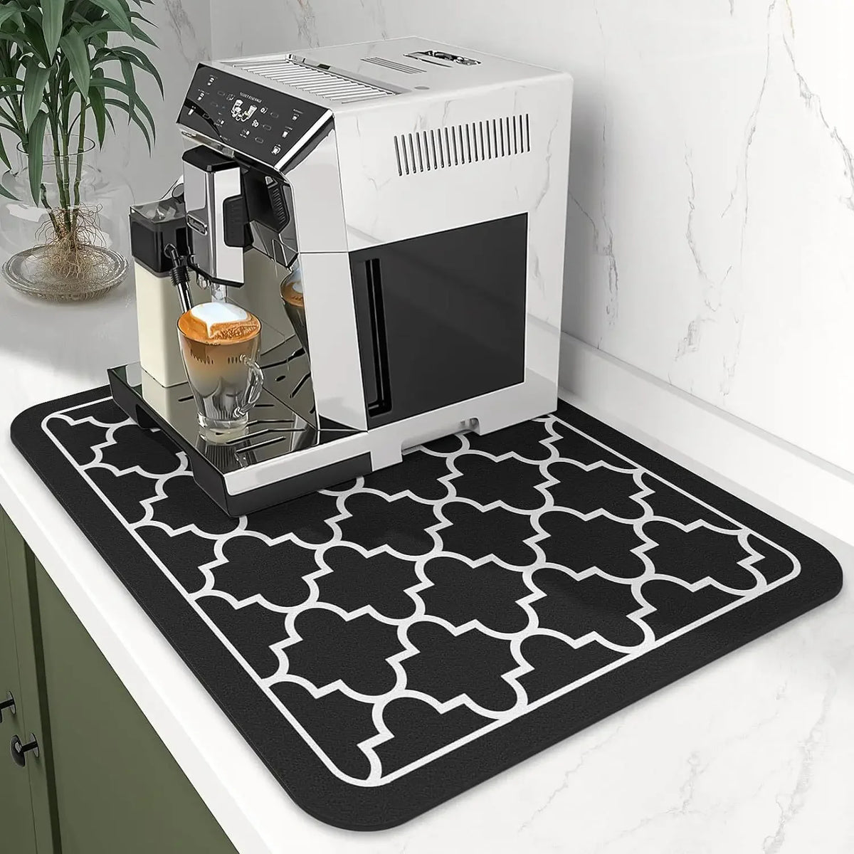 Countertop Dish Drying Mat Absorbent Drain Mat Non