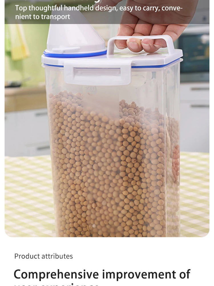 Premium Pet Food Storage Container Airtight Seal -