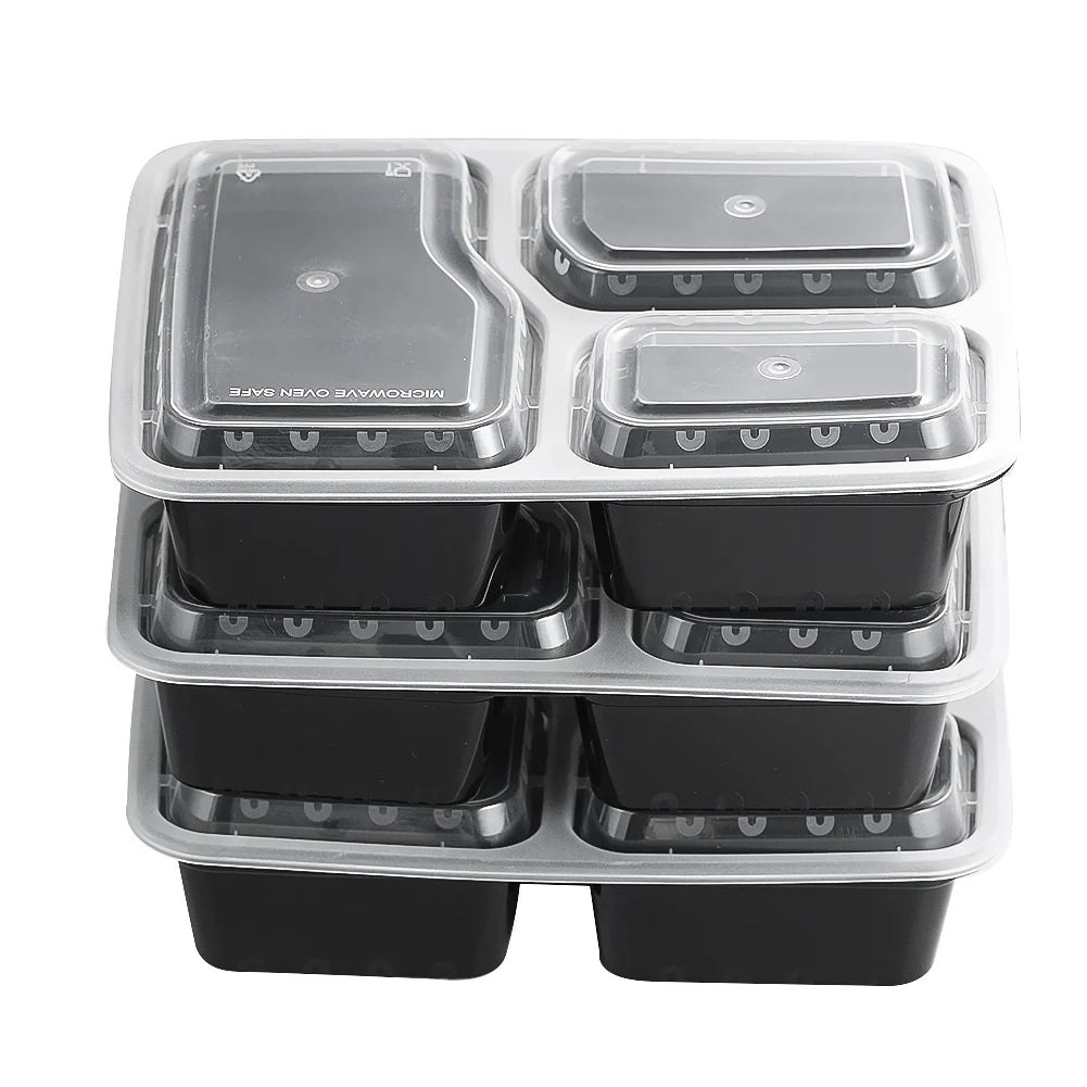 12 Pack Meal Prep Containers Compartment Food Storage