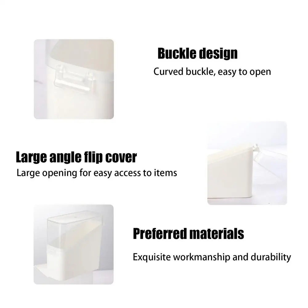 Lid Sliced Cheese Container Mini Storage Box Swabs