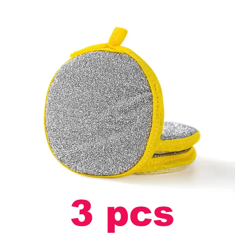 Dish Washing Sponge Dishwashing Magic Sponges Cloth Double-Sided