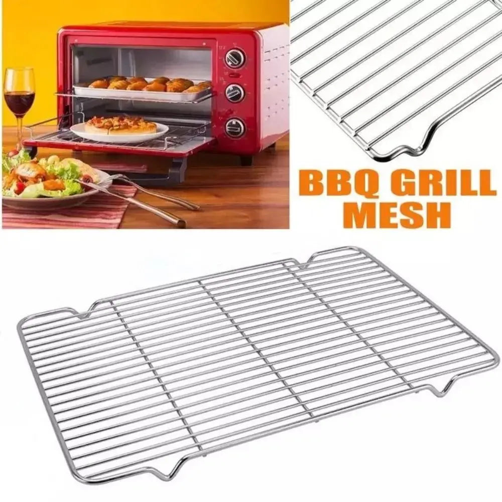 Stainless Steel Cooling Rack Non-Stick Silver Bbq Tray