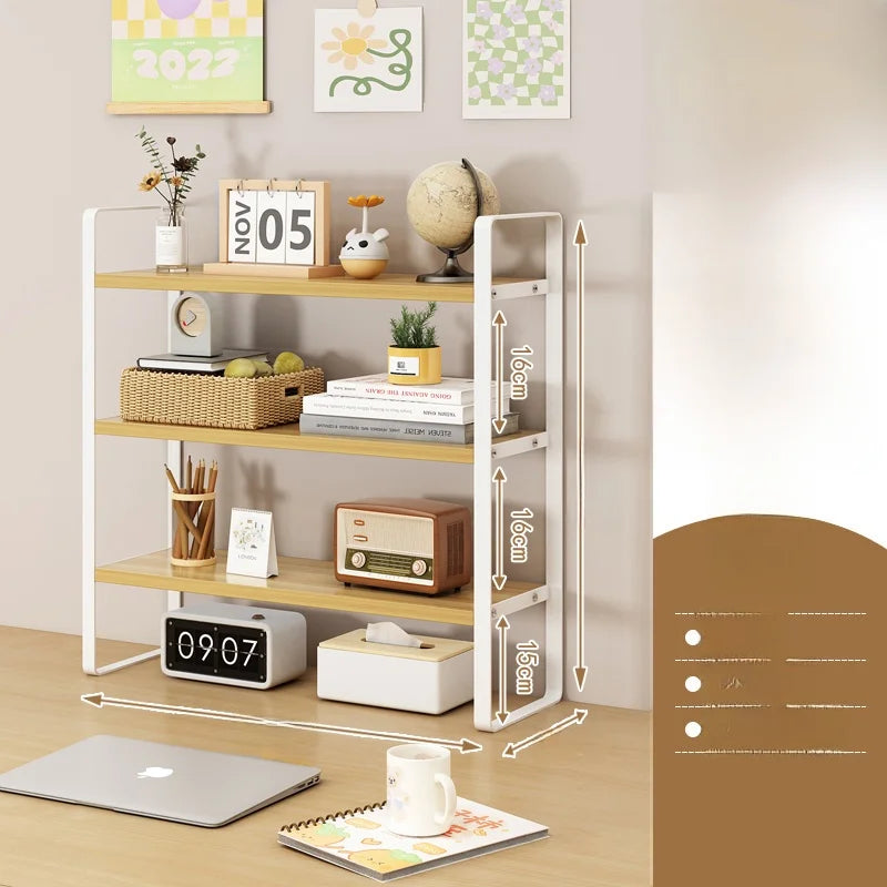Multi-Layer Desk Organizer Rack Office Computer Table Storage