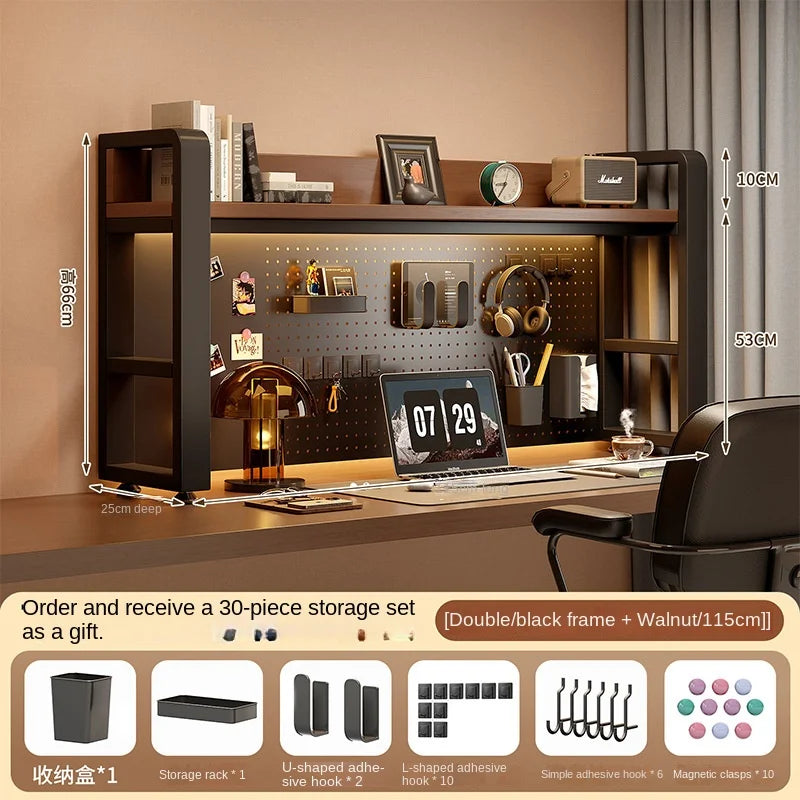 Desktop Shelving Unit Pegboard Desk/Computer Desk Multi-Layer