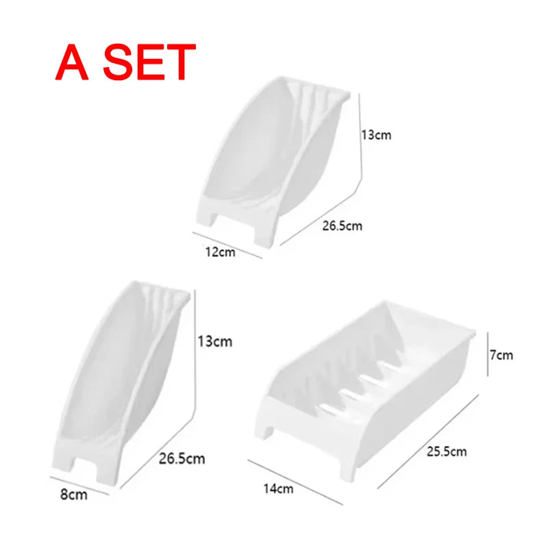 Supplies Dish Drying Holders Organizer Upright Draining Dish