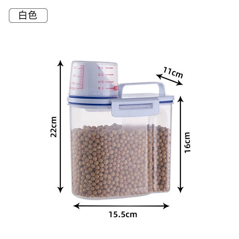 5kg/2kg Sealed Moisture Proof Pet Food Storage Container