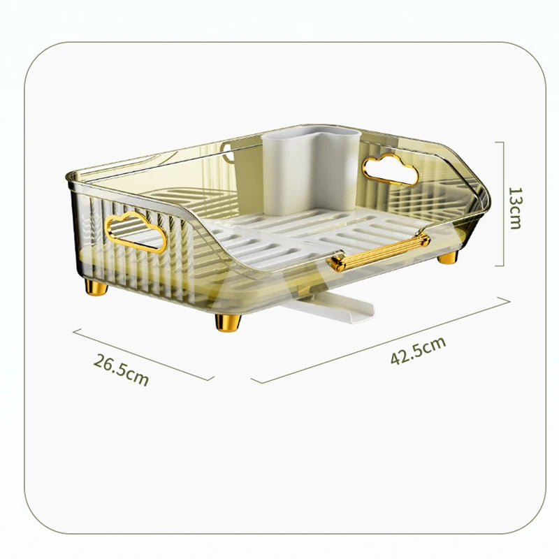 Luxury Dish Drying Rack Eco-Friendly Drainer Rack Drain