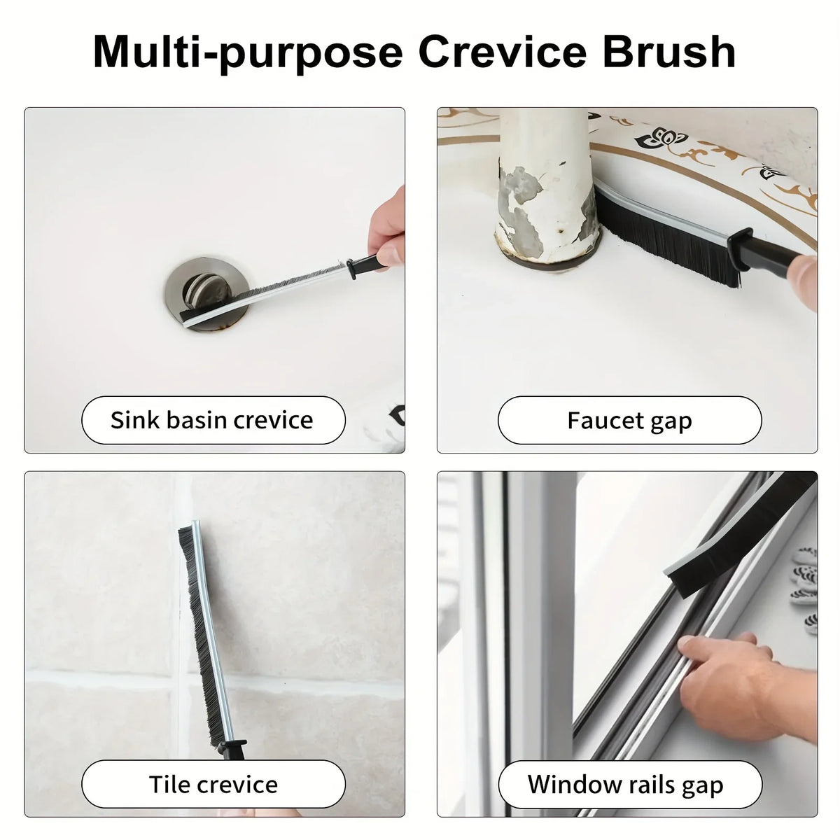 11pcs Multi-Purpose Cleaning Brush Long Handles Design Tight