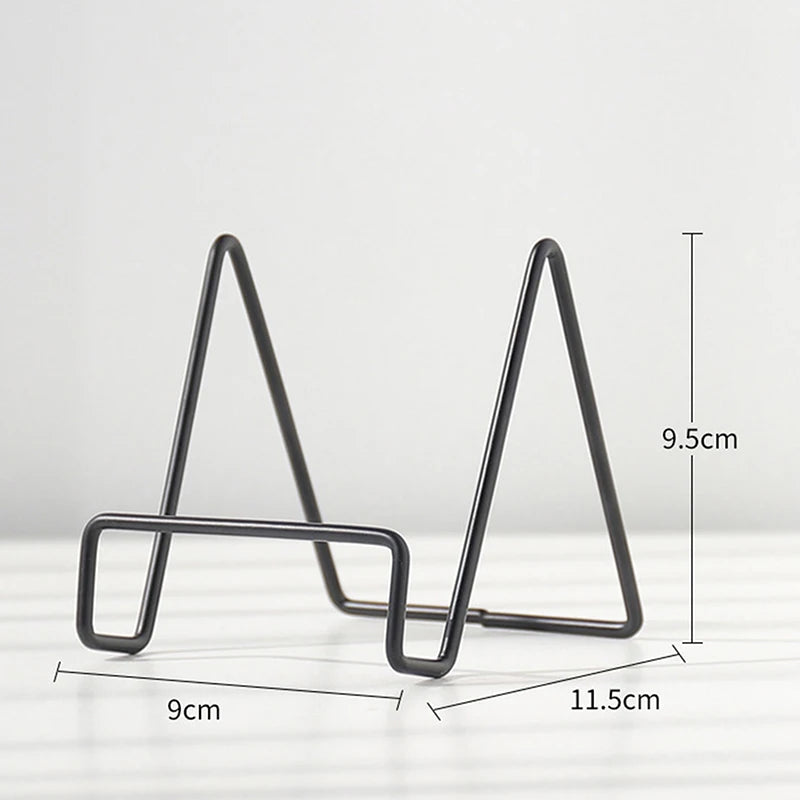 Iron Art Magazine Display Stand Dish Rack Plate