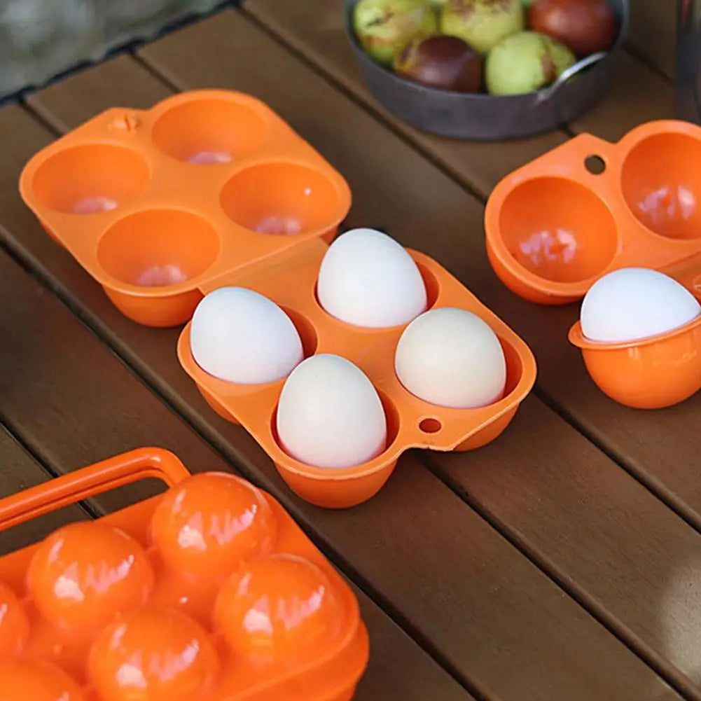 2/4/6 Grids Egg Storage Box Egg Holder Container