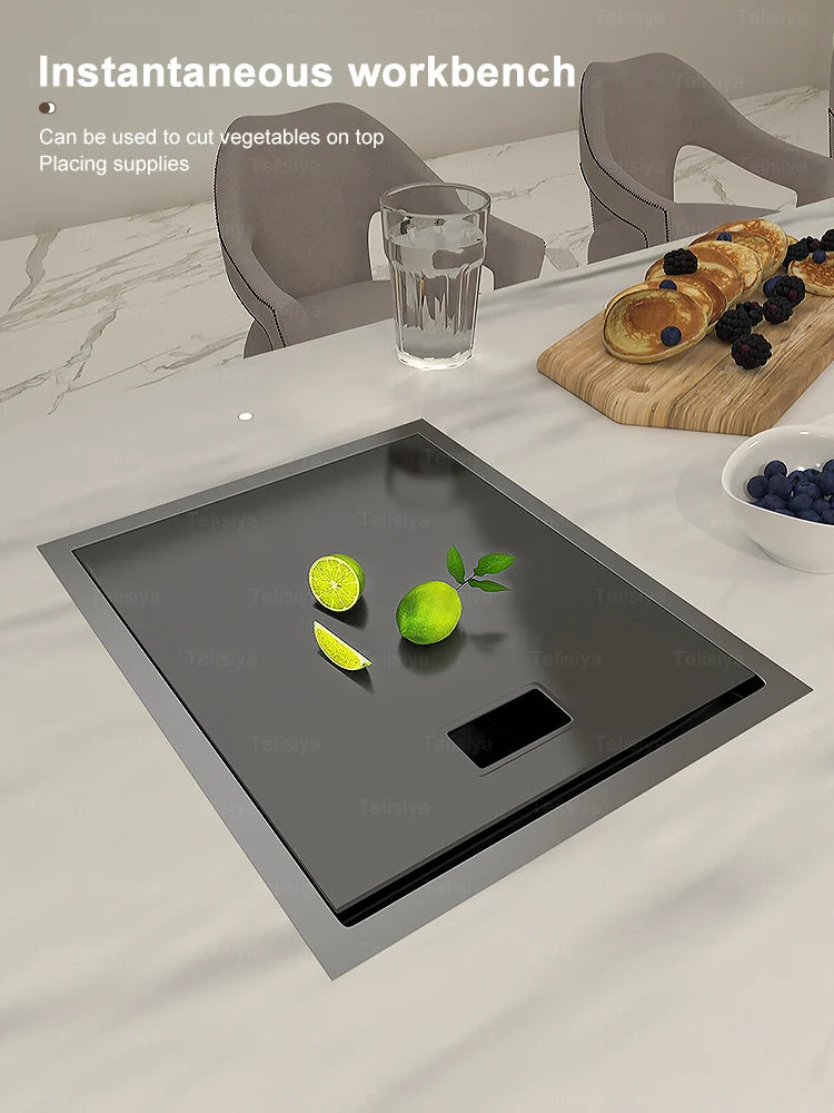 Hidden Bar Apartment Stainless Steel Sink Hand Wash