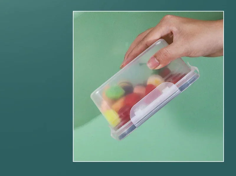 Refrigerator Preservation Storage Box Drain Basket Storage