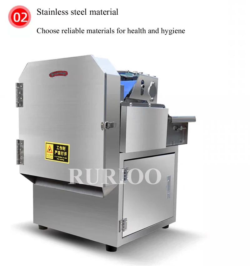 Commercial Vegetable Cutter Stainless Steel Electric Slicer Cut