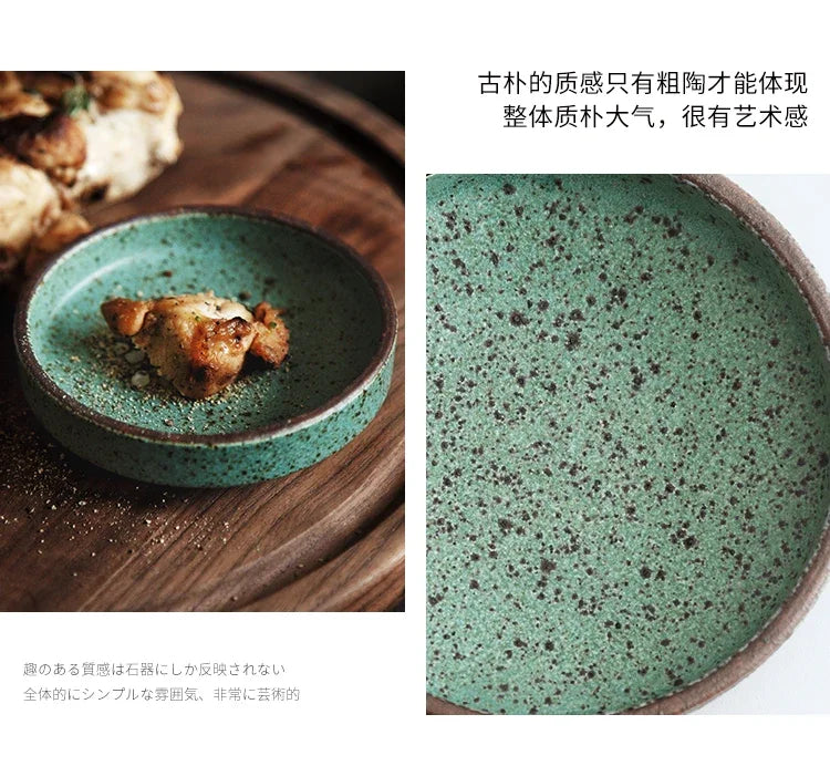 Ceramic Tableware Restaurant Clay Small Dish Rice Bowl