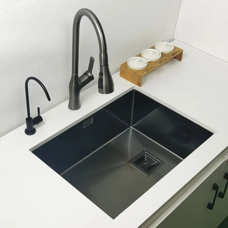 Nano Black Sink Above Counter Or Undermount Sinks
