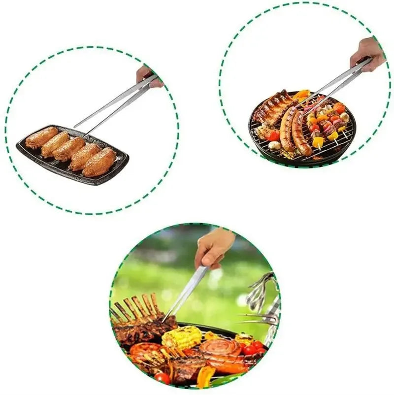 Barbecue Tongs Food Tongs Food Clip Stainless Steel