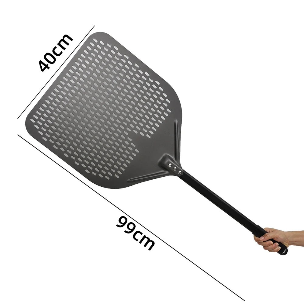 15 16 Inch Big Pizza Peel Perforated Shovel