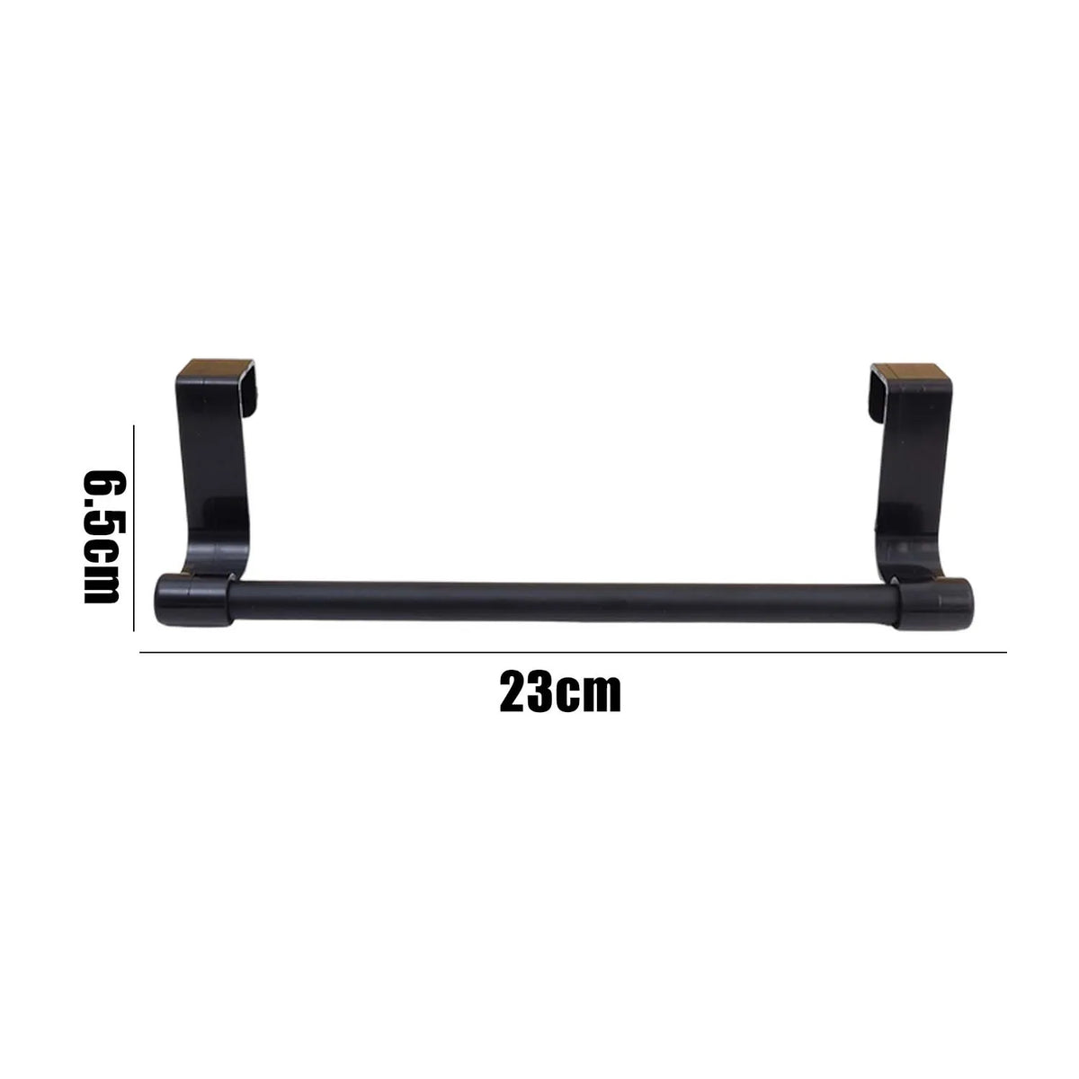 Stainless Steel Wall-Mounted Towel Rack Space-Saving Door Cabinet