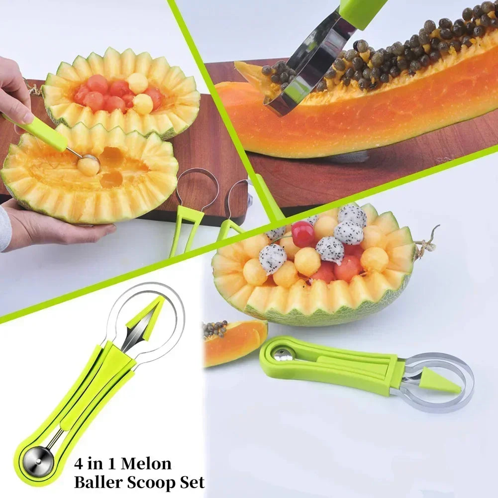 In Melon Cutter Scoop Fruit Carving Knife Fruit