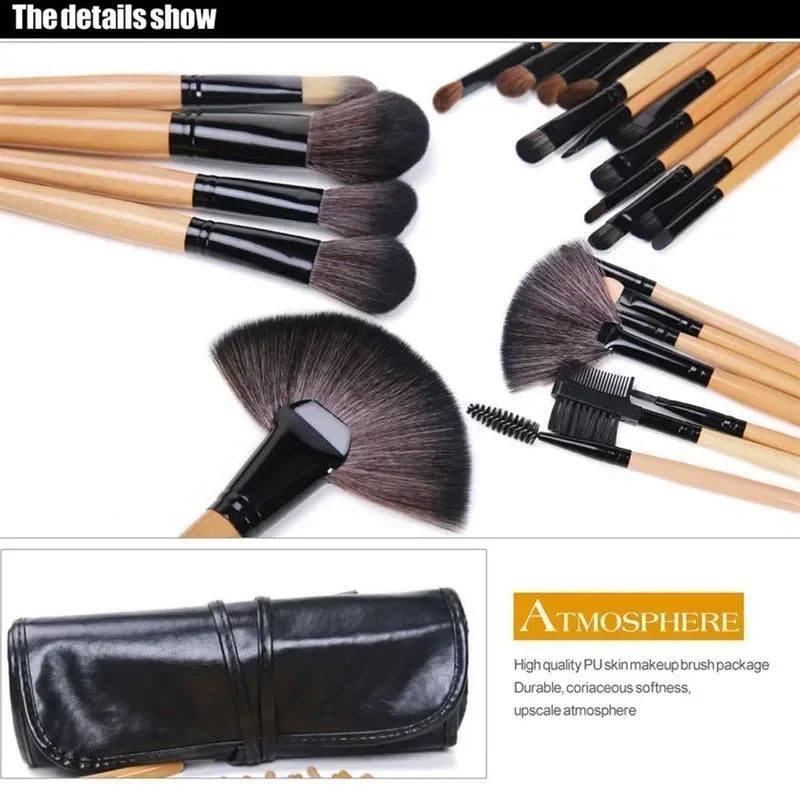 Gift Bag Of 24 Makeup Brush Sets Professional