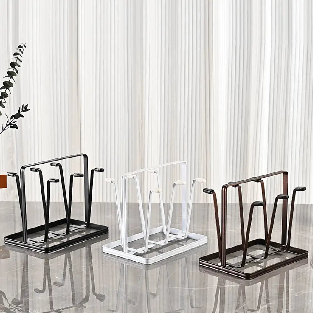 1pcs Cup Glass Drying Rack Non-Slip Cup Organizer