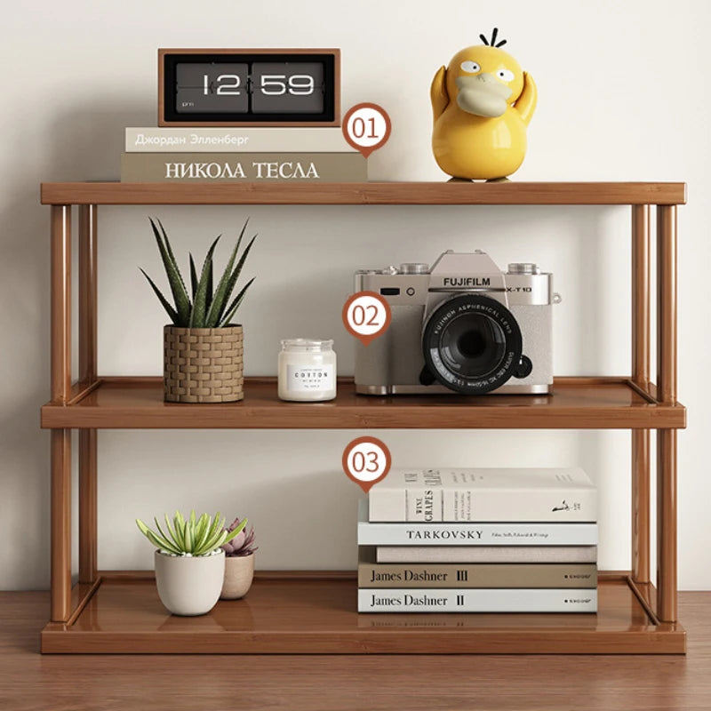 Multi-Layer Desktop Storage Rack Office Cup Holder Desk