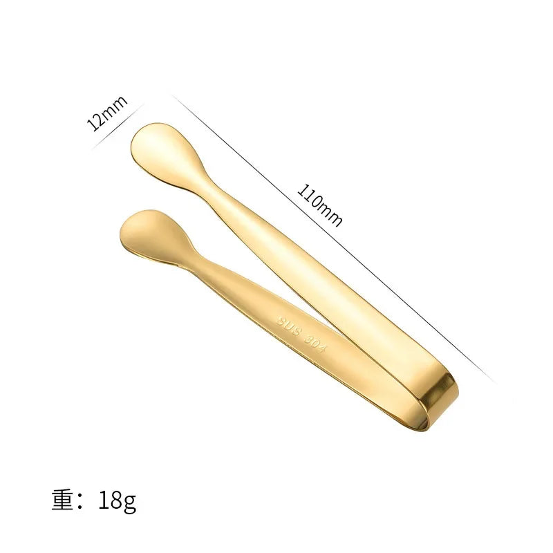 1pcs Stainless Steel Ice Tongs - Professional Sugar
