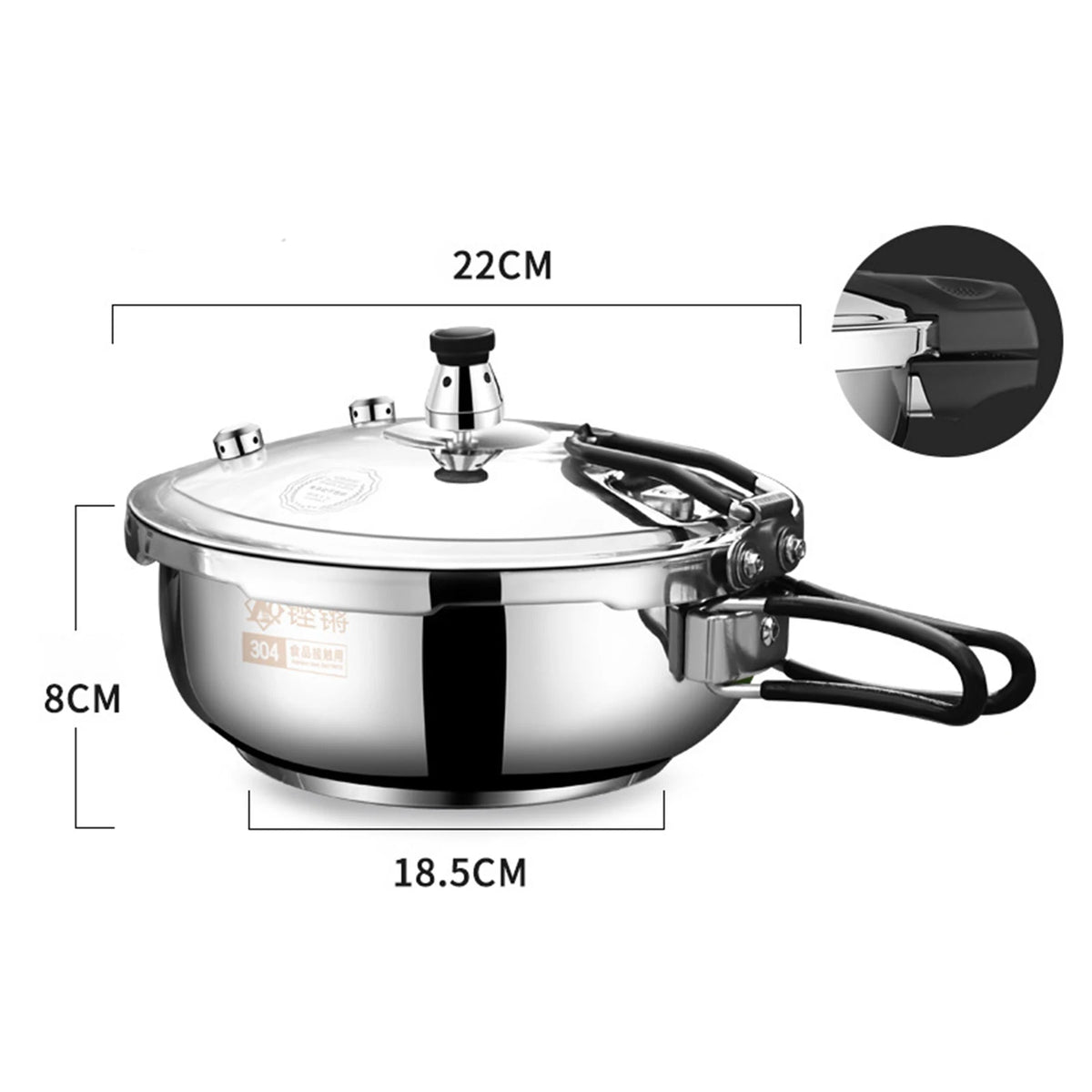Pressure Cooker Large Capacity Instant Cooking Pot Canning
