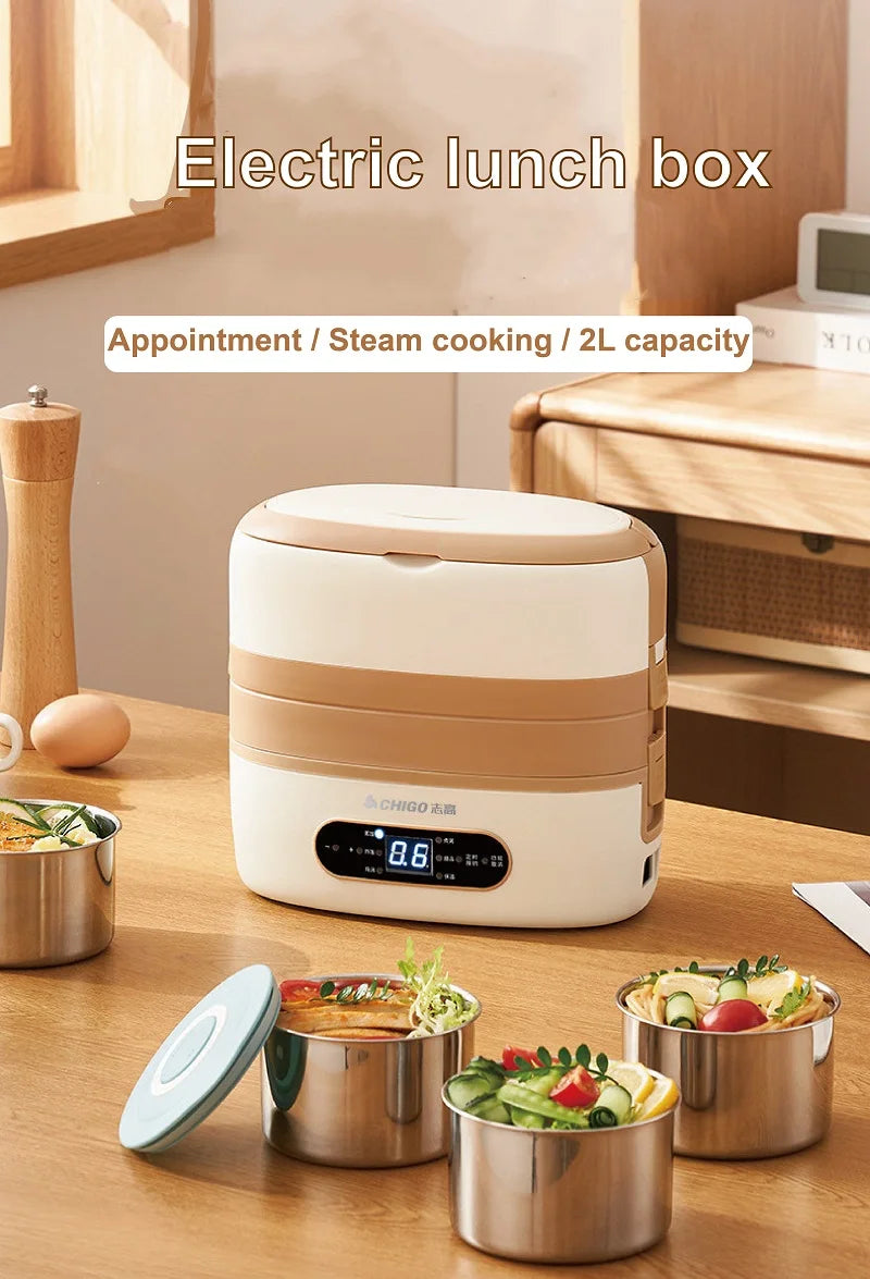 2l Smart Electric Lunch Box Heating Lunch Box