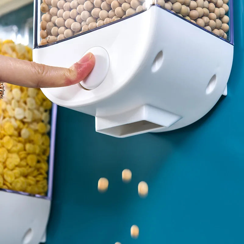 Storage Food Organizer Wall Mounted Dry Food Cereal