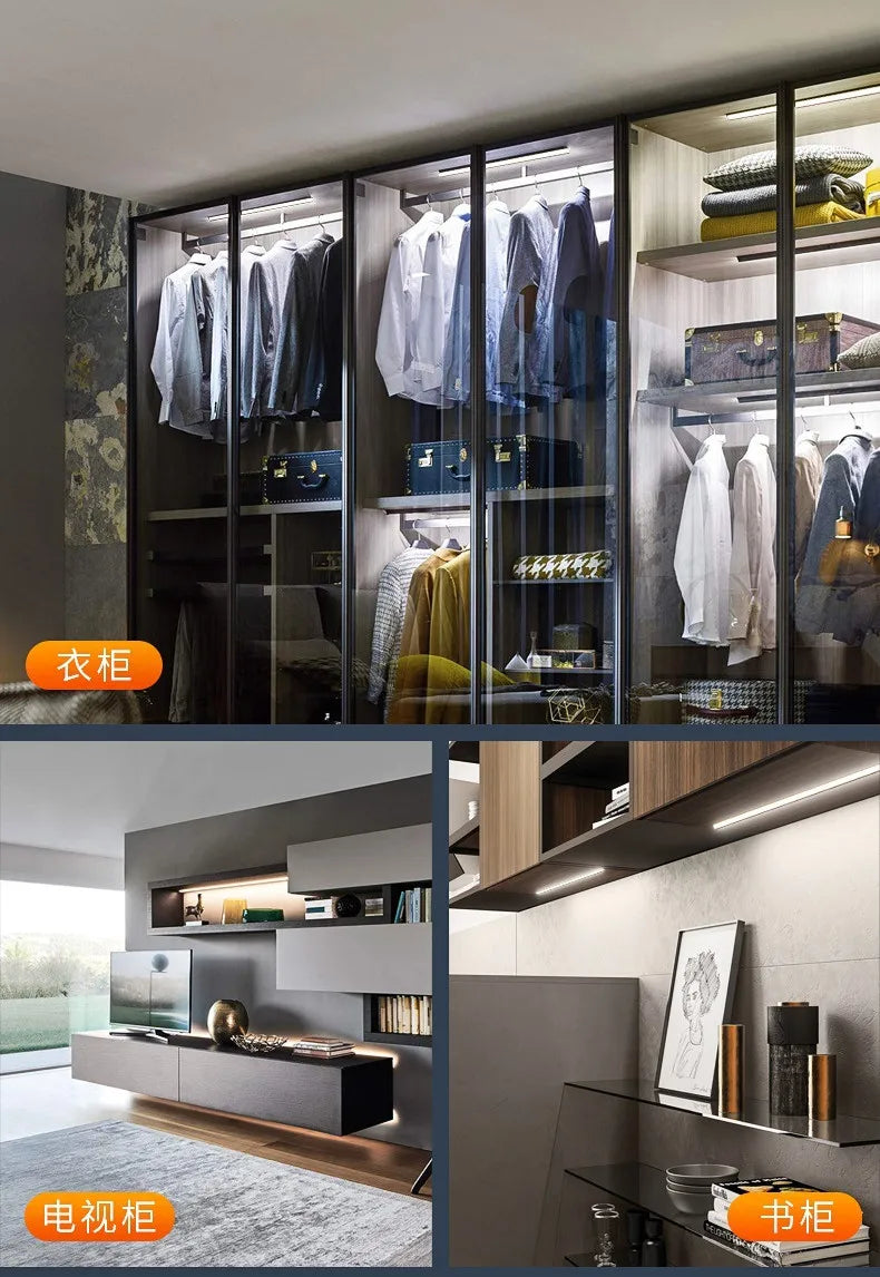 45degree Hidden Lighting Hard Bar Light Invisible Recessed