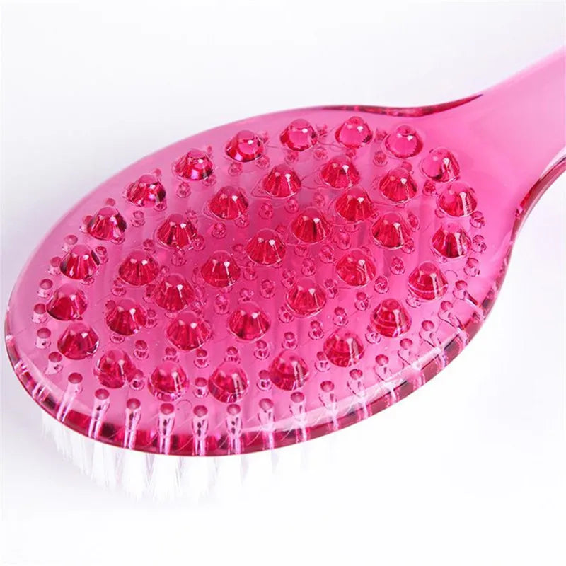1pc Long Handle Bath Brush Soft Hair Bath