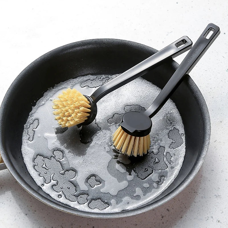 Pot Brush Dishwashing Brush Oil Long Handle Pots