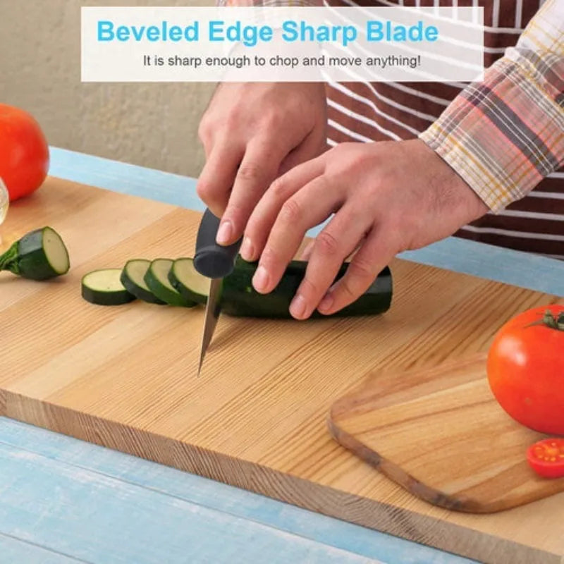 Stainless Steel Dough Scraper Chopper Silicone Handle Versatile