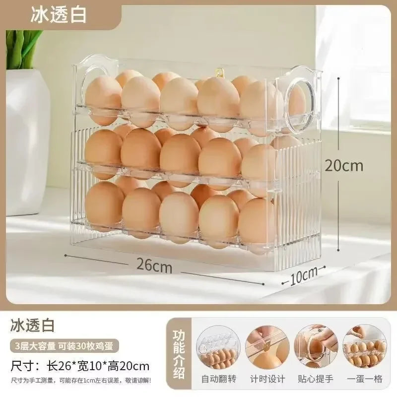 Egg Rack Holder Storage Box Egg Basket Container
