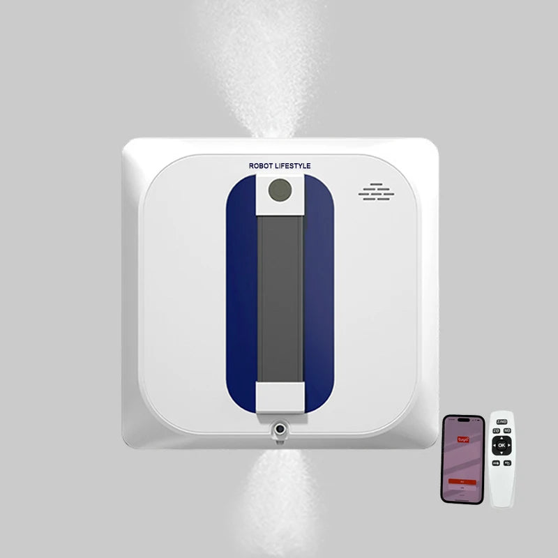 Robotic Window Cleaner Wet Cleaning 5600pa Strong Suction