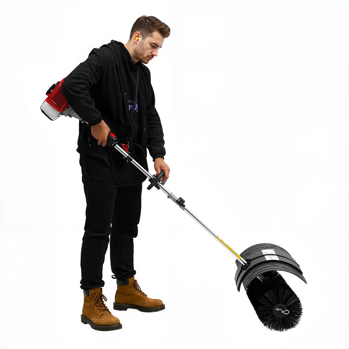 3hp 52cc Gas Powered Walk Behind Sweeper Multi