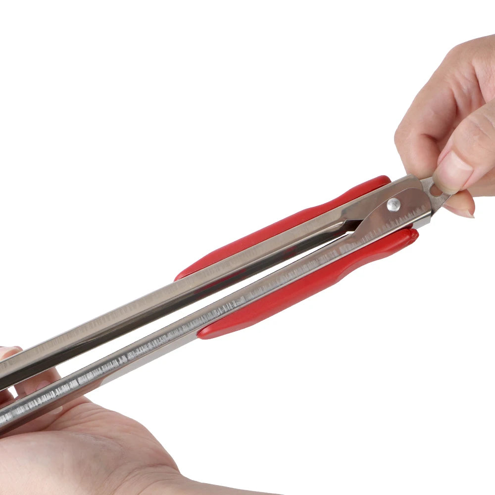 Hilife Grill Stainless Steel Cooking Bbq Tongs Salad
