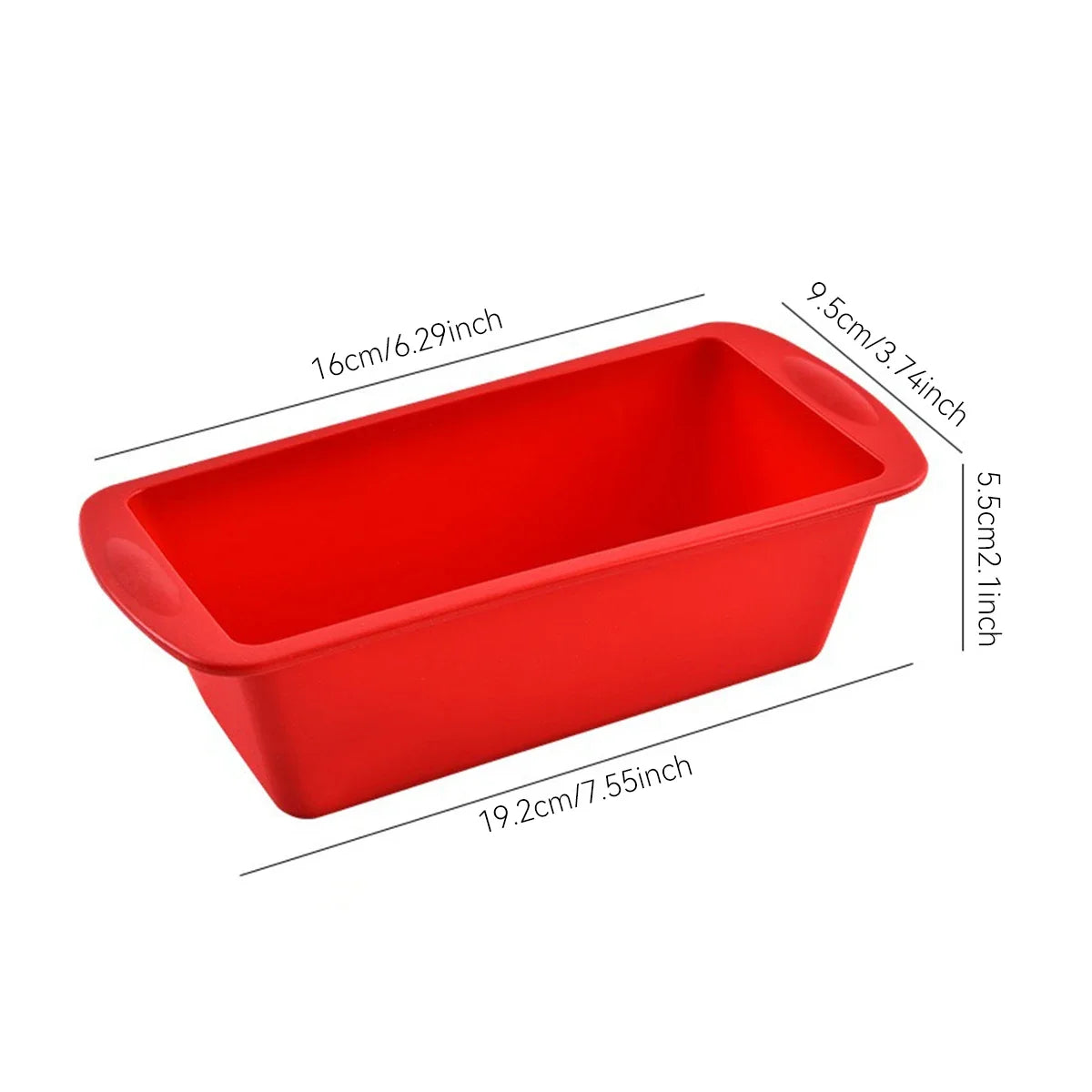 2pcs Loaf Pan Bread Toast Reusable Silicone Mold