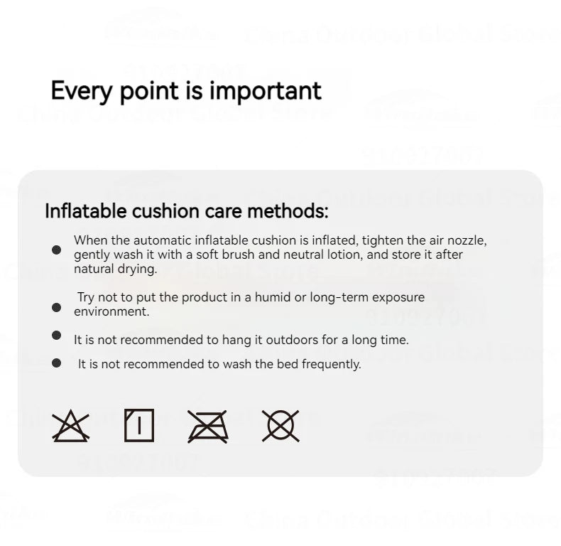 Naturehike Inflating Camping Mat Inflatable Sleeping Pad Air