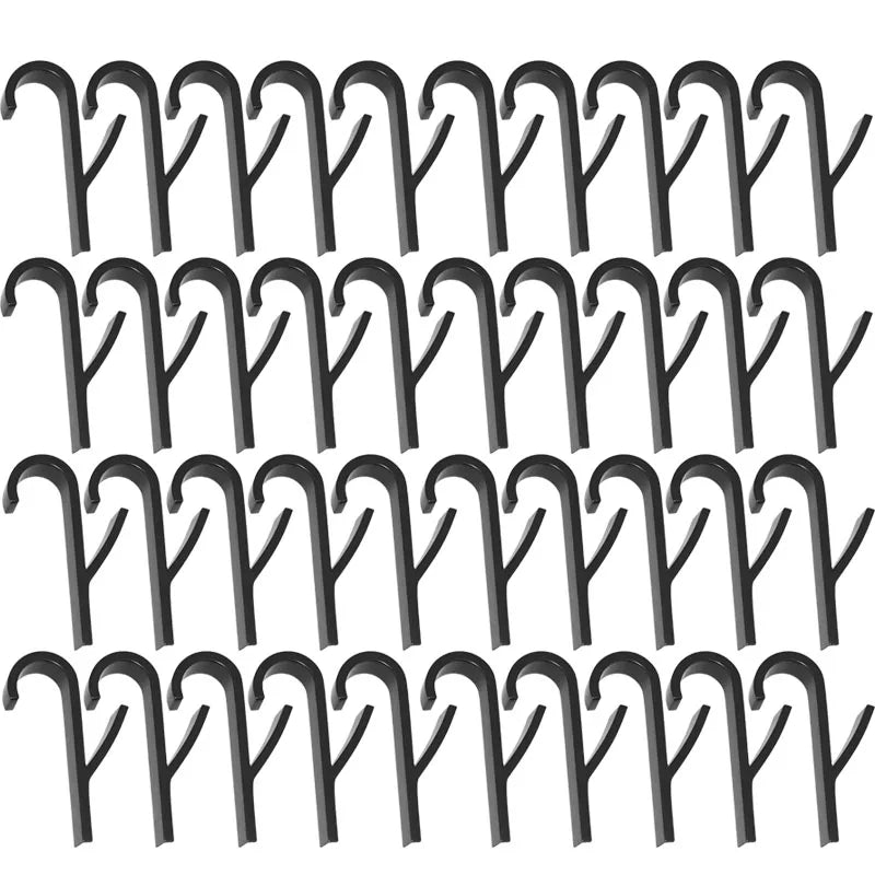 1/40pcs Bathroom Hanger Clips Heated Towel Radiator Rail