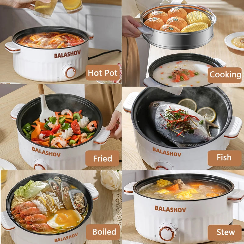 5l/3l Electric Rice Cooker Double Layer Pan Non-Stick