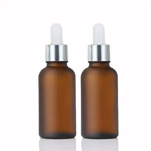 20/50 Pieces 20ml 30ml Frosted Amber Glass Dropper