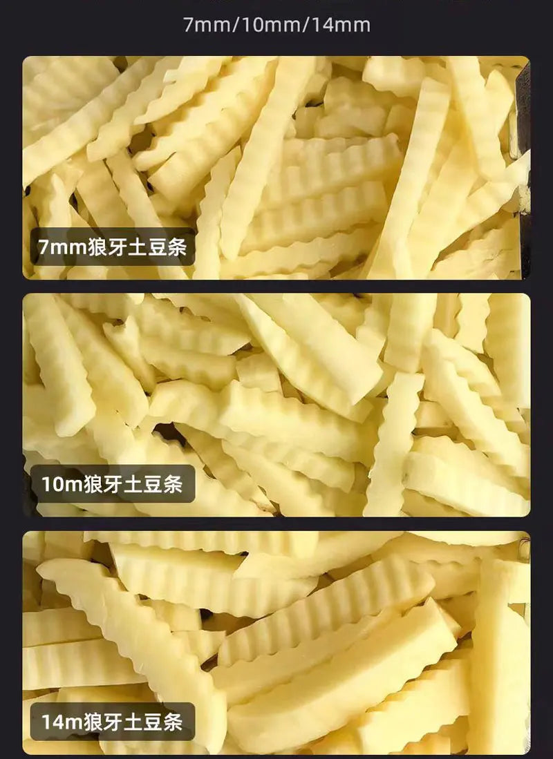 Electric Potatoes French Fries Chips Cutter Slicer Carrot
