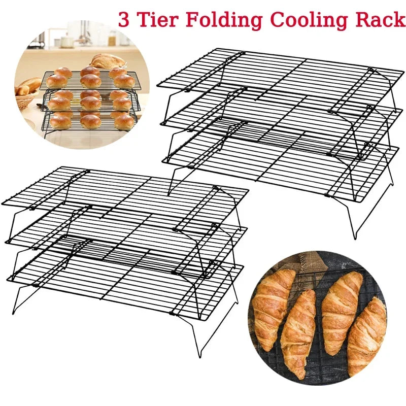 Stainless Steel Layer Foldable Non Stick Wire Grid