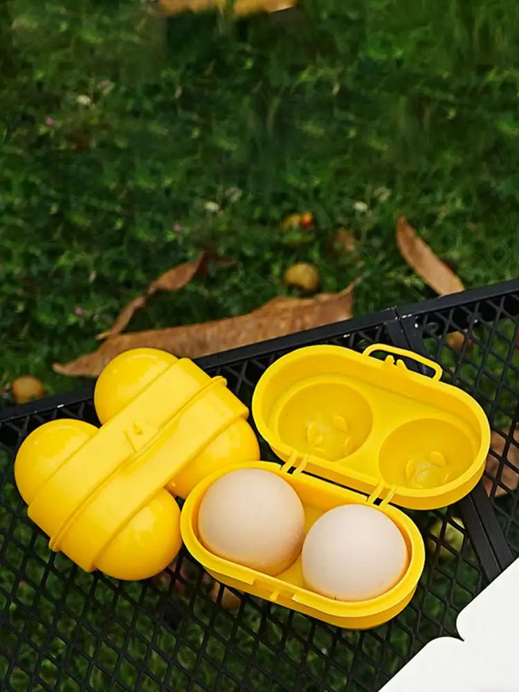 Grid Egg Storage Box Container Plastic Egg Holder