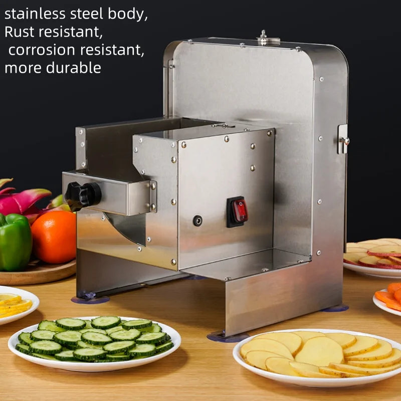 Commercial Vegetable Fruit Multi-Function Slicer Electric