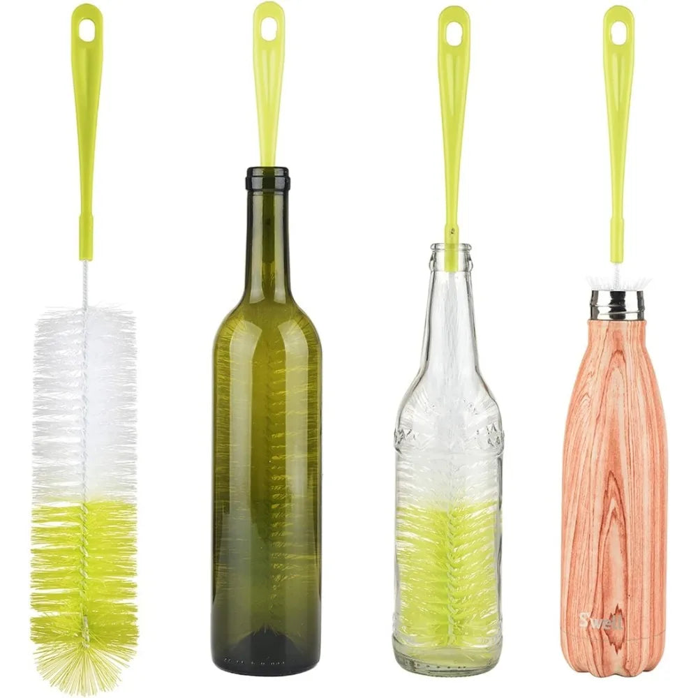 16-Inch Long Bottle Brush Cleaner for Cleaning Wine/Beer/Sports Drinks/Thermos/Glass & Long Narrow-Mouth Sports Bottles